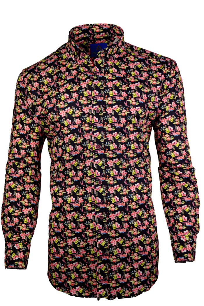 Cămașă Bărbați Flori Sălbatice - Cămașă casual - Cămașă bărbați elegantă - Adonis Wear