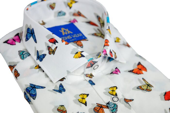 Cămașă Bărbați Fluturi în Stomac - Cămașă casual - Cămașă bărbați elegantă - Adonis Wear