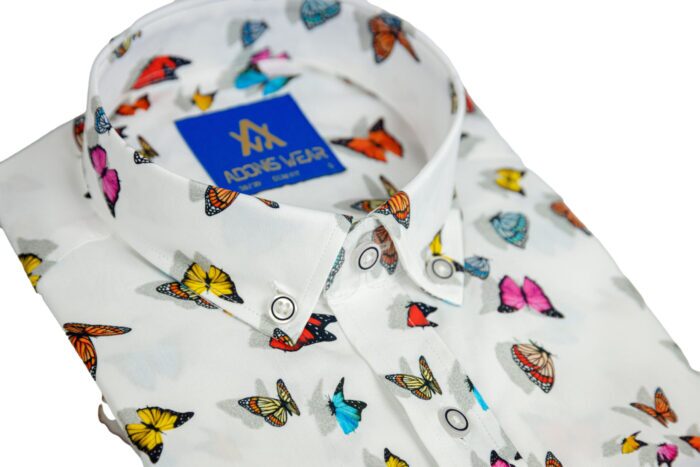 Cămașă Bărbați Fluturi în Stomac - Cămașă casual - Cămașă bărbați elegantă - Adonis Wear