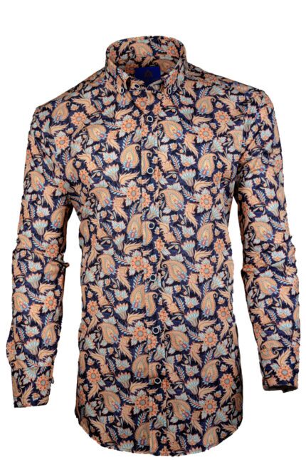 Cămașă Bărbați Golden Leaves - Cămașă casual - Cămașă bărbați elegantă - Adonis Wear